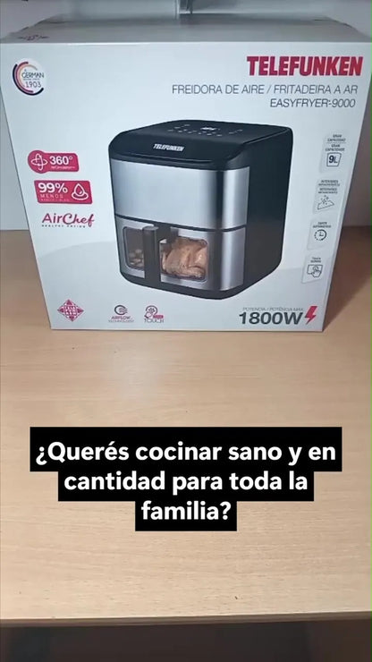 Freidora Aire Telefunken EasyFryer 9000 9L