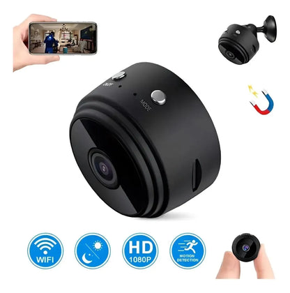 Mini Cámara WiFi Magnética — DOMU
