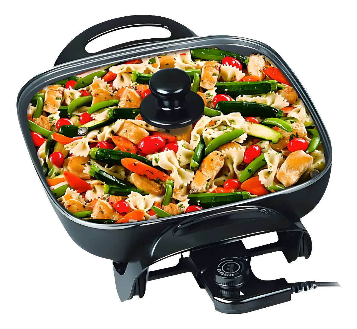 Sartén Eléctrica Winco W154 Negro
