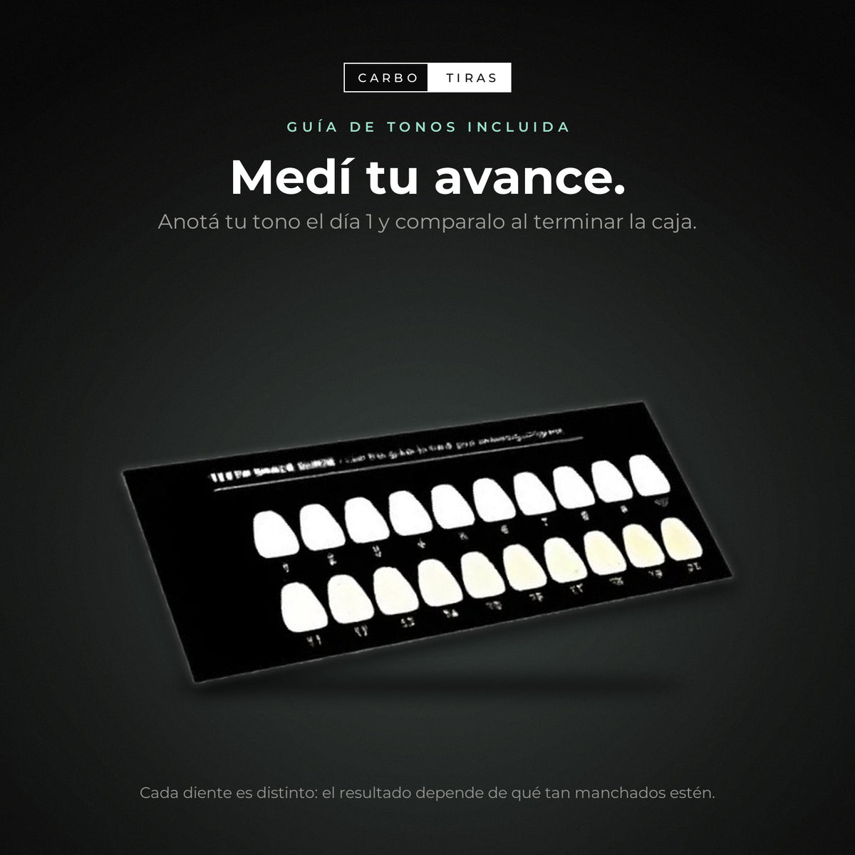 Guía de tonos incluida para medir el avance