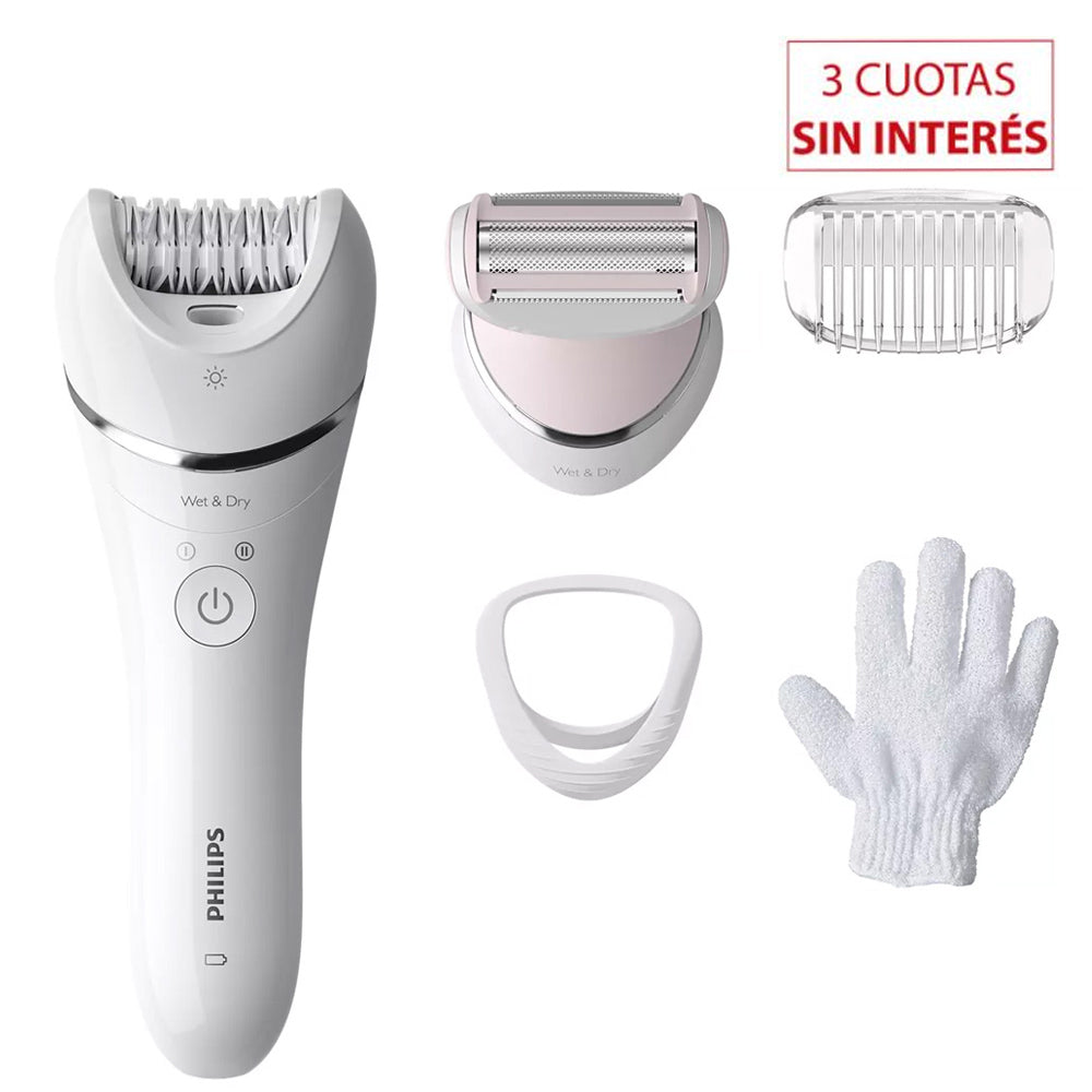 Kit Plancha + Secador Gama Coco & Almond Blanco