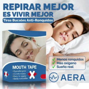 Aera | Tiras Bucales Anti Ronquidos Mejora Respiración Nasal